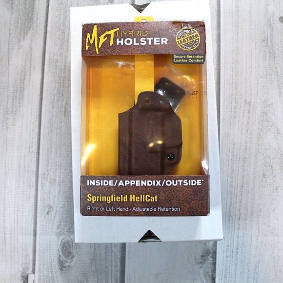 Mission First Tactical Leather Hybrid Springfield HellCat IWB Holster - Picture 1 of 3